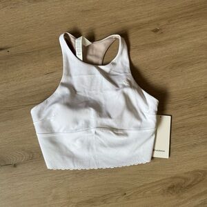 lululemon athletica White Cropped Tank Top